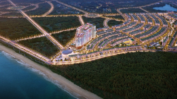 Đô thị tinh khiết Meyhomes Capital bên bờ biển bãi Trường - Phú Quốc.
