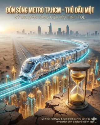 KHI METRO KHÔNG CÒN LÀ "BẢN VẼ": CHU KỲ TĂNG TRƯỞNG MỚI DỌC TRỤC TP.HCM - THỦ DẦU MỘT!